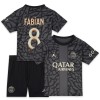 Maillot de Supporter Paris Saint-Germain Fabian 8 Troisième 2023-24 Pour Enfant